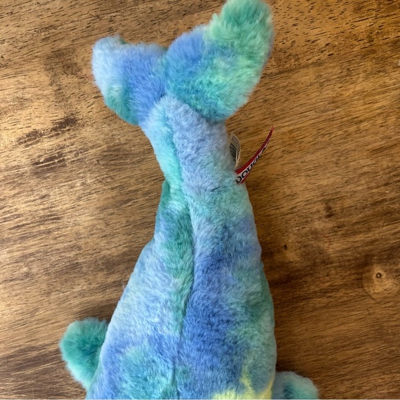 Douglas Ned Blue Green Narwhal 16" Plush Stuffed Animal Cuddle Toy Tie Dye 2023 - Picture 8 of 11